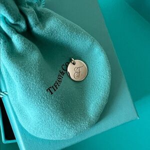 100% Tiffany & Co. Sterling Silver NOTES Charm “F” - new